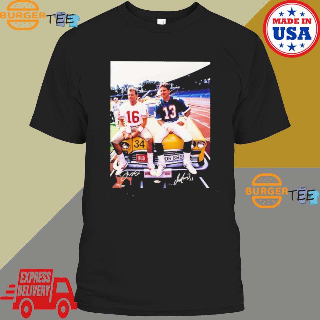 Official Joe Montana and dan marino signed T-shirt, hoodie, tank top,  sweater and long sleeve t-shirt