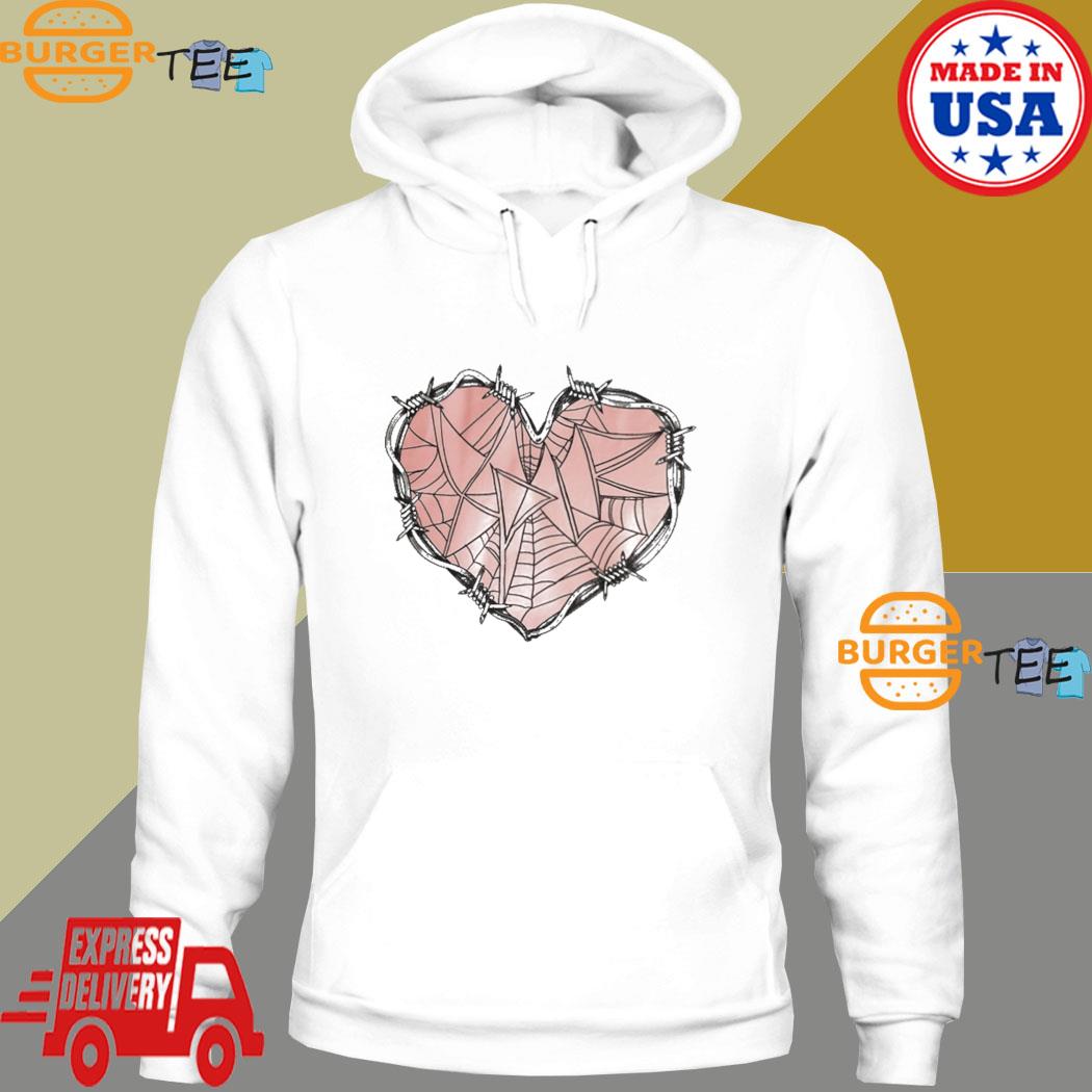 Web Heart T-s Hoodie