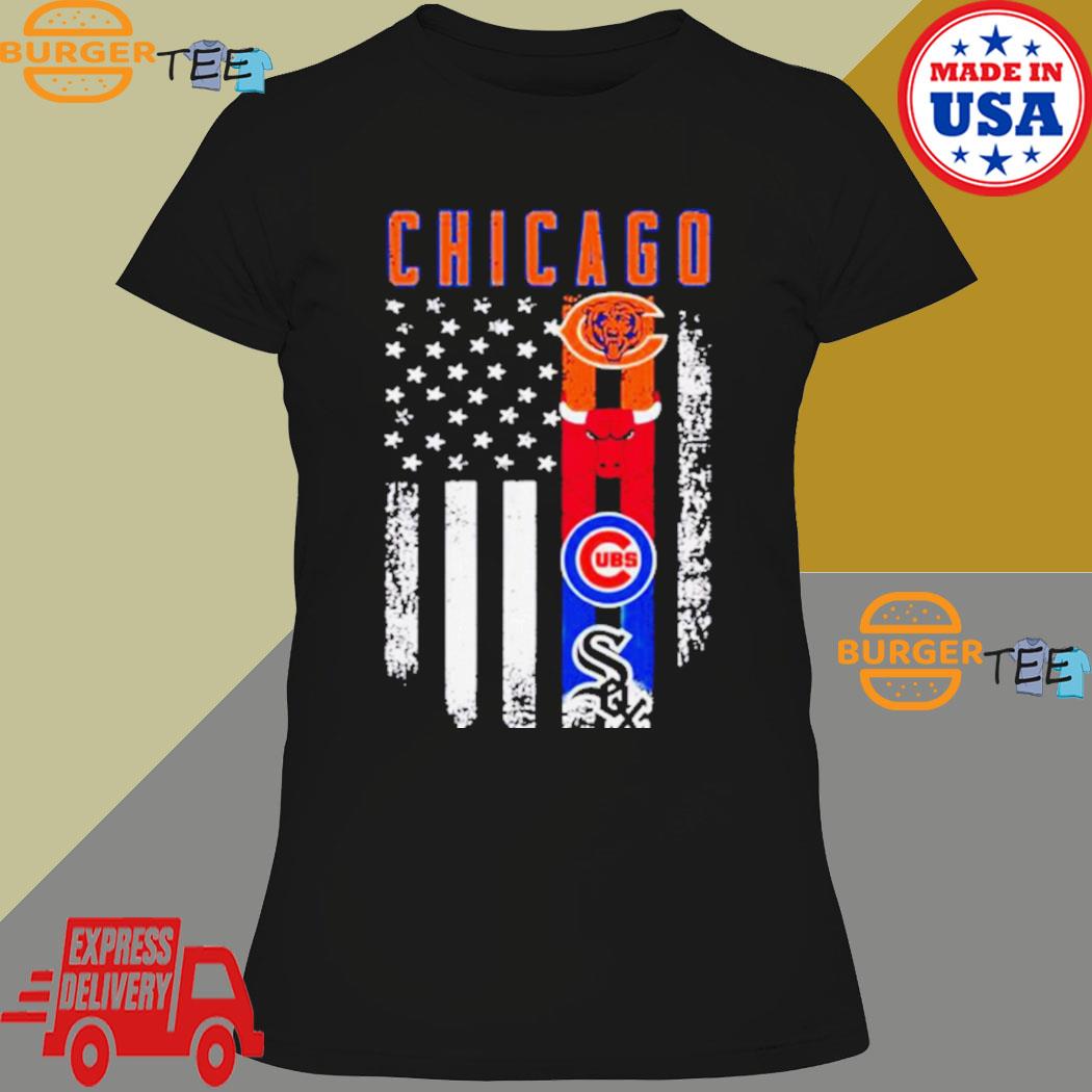 Official Chicago bears chicago bulls Chicago Cubs and chicago white sox  T-shirt, hoodie, tank top, sweater and long sleeve t-shirt