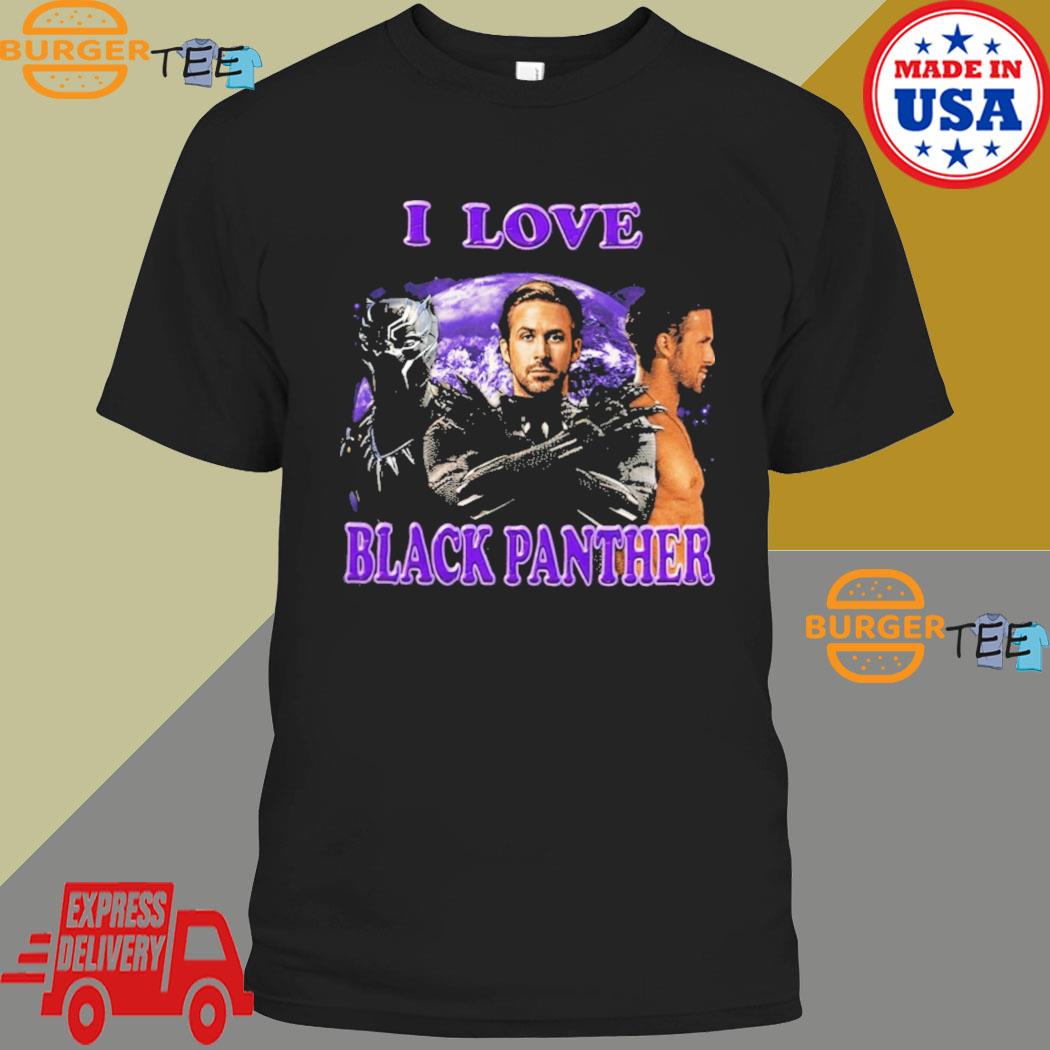I Love Black Panther Shirt