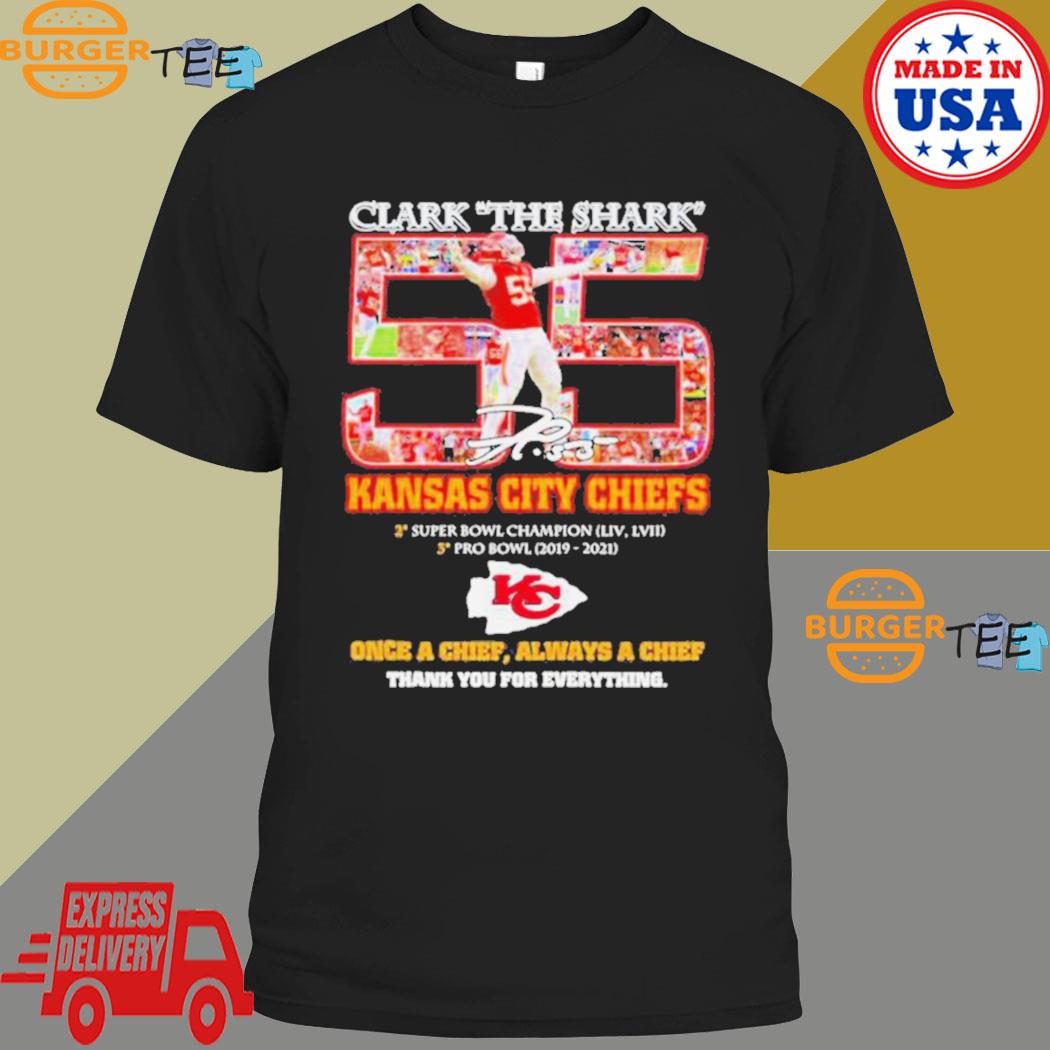 Clark the Shark 55 - Kansas City Chiefs Gratitude and Signatures