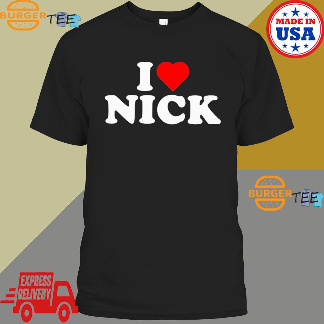 Official I Love Nick T-shirt