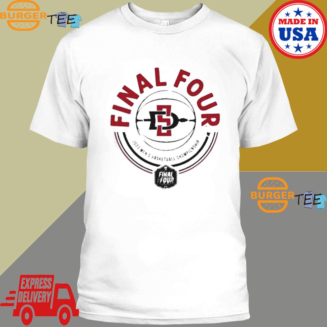 Burgerstee Sdsu Final Four Shirt Circle 2023 Ncaa Basketball