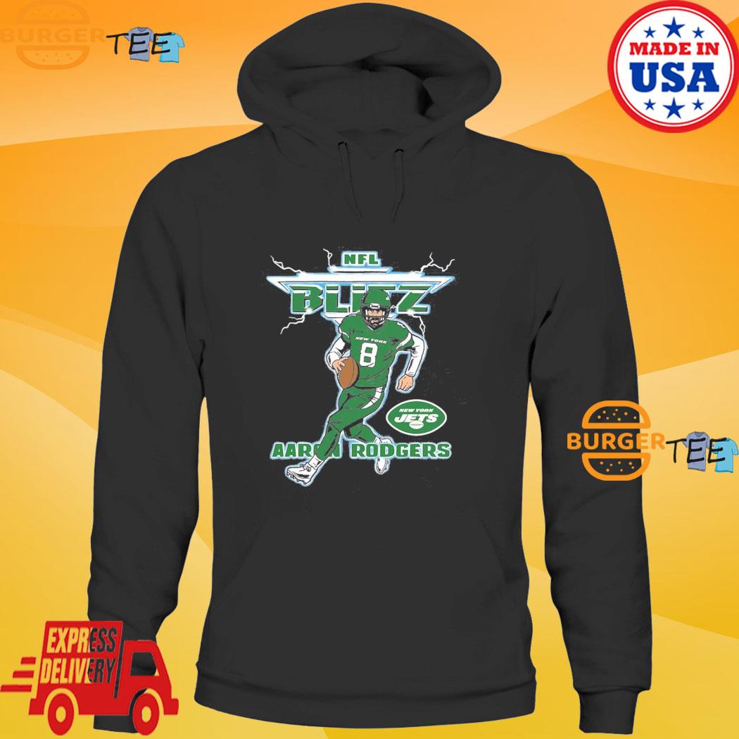 Official homage Aaron Rodgers New York Jets Blitz Graphic T-Shirt, hoodie,  sweater, long sleeve and tank top