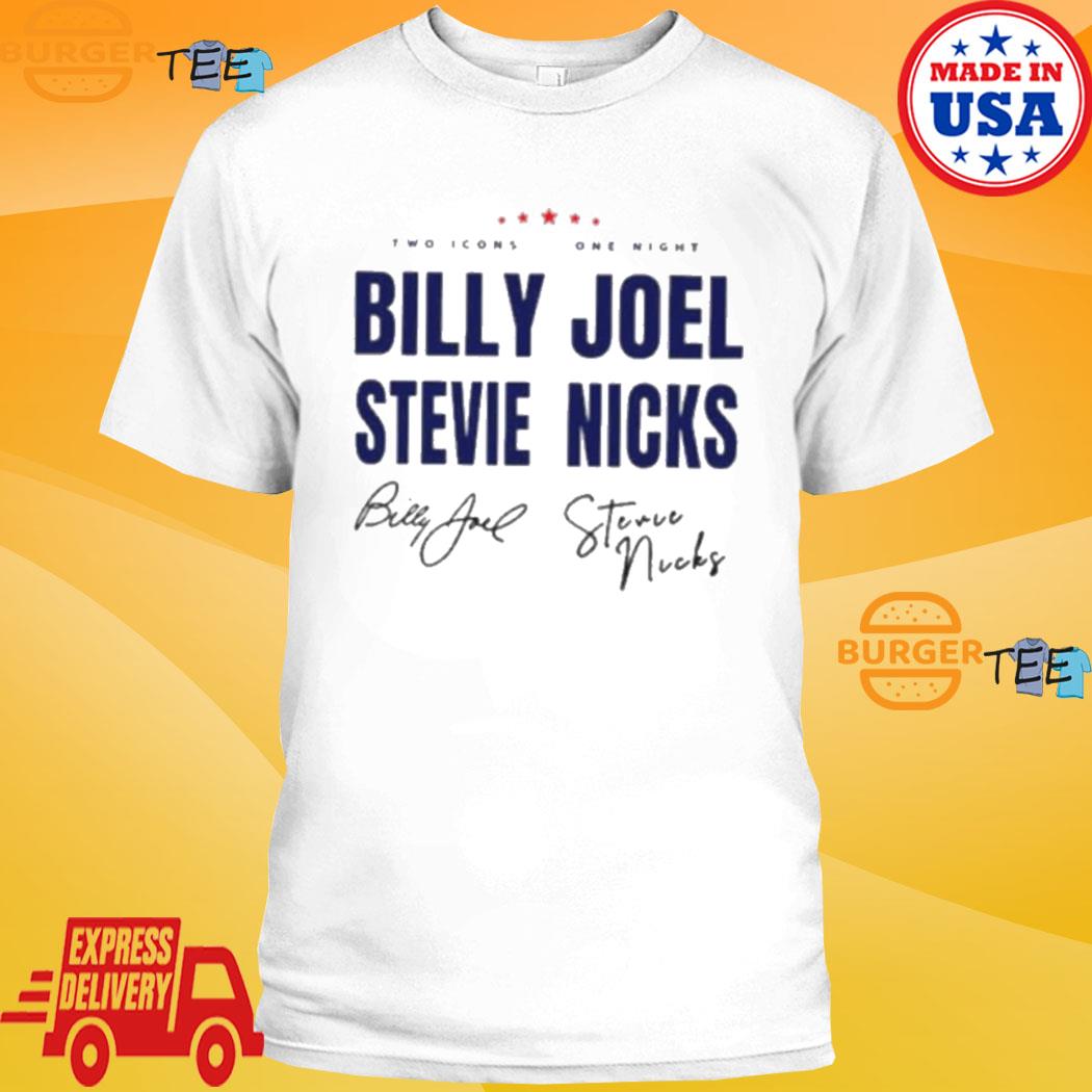 Burgerstee – Billy Joel Stevie Nick Tour signature shirt – Burgerstee