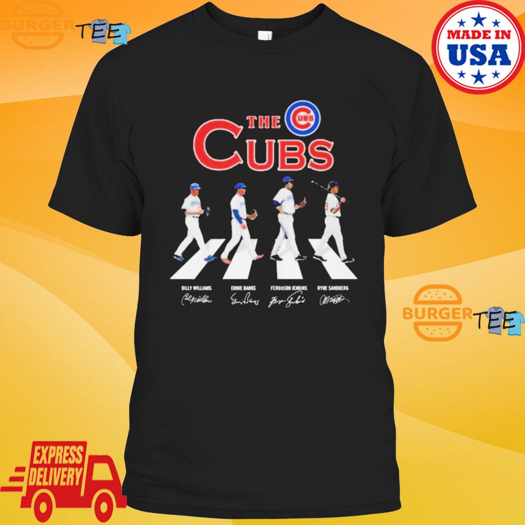 Chicago Cubs Abbey Road Signatures Shirt - High-Quality Printed Brand