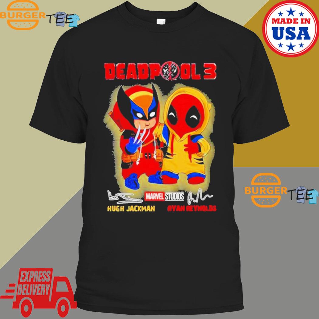 Deadpool 3 Character Hugh Jackman Ryan Reynolds Signature Shirt, hoodie ...