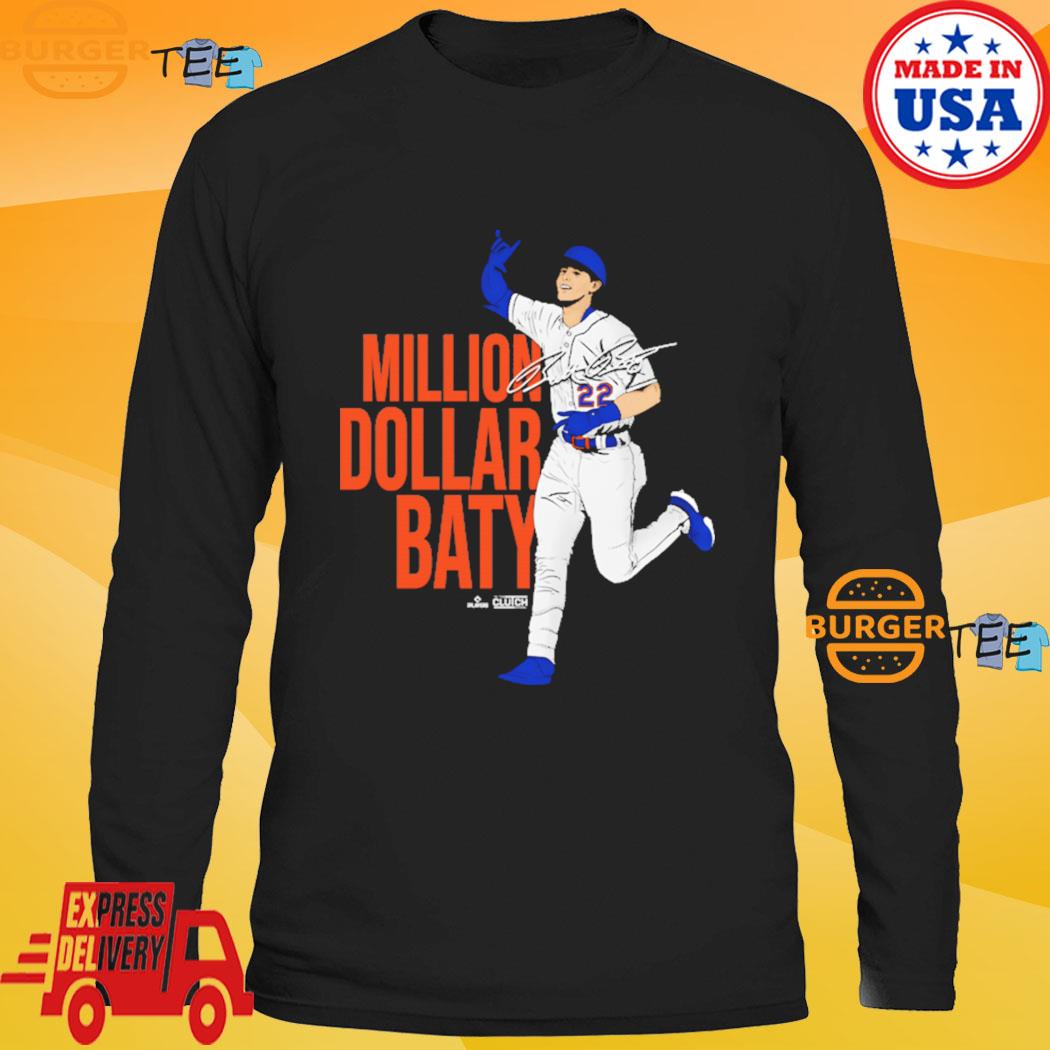 In The Clutch Apparel Merch Brett Baty Mlbpa Million Dollar Baty T