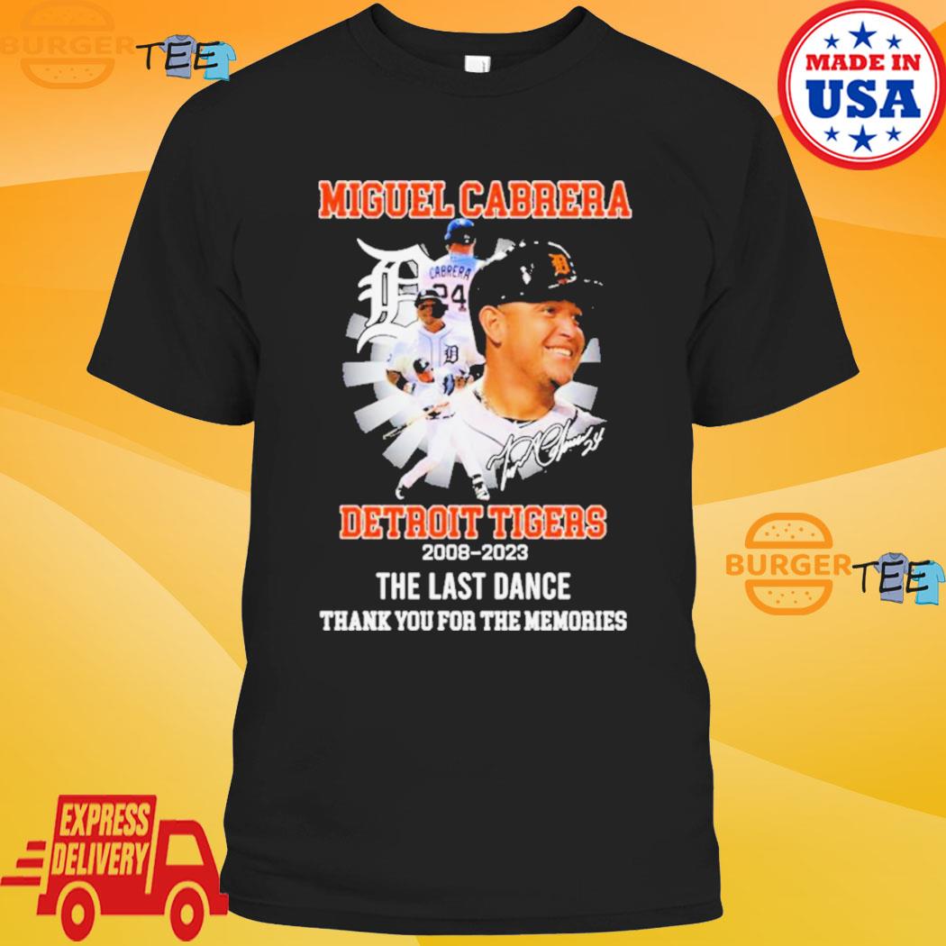 24 Miguel Cabrera Detroit Tigers 2008-2023 Signatures Shirt, hoodie,  sweater and long sleeve