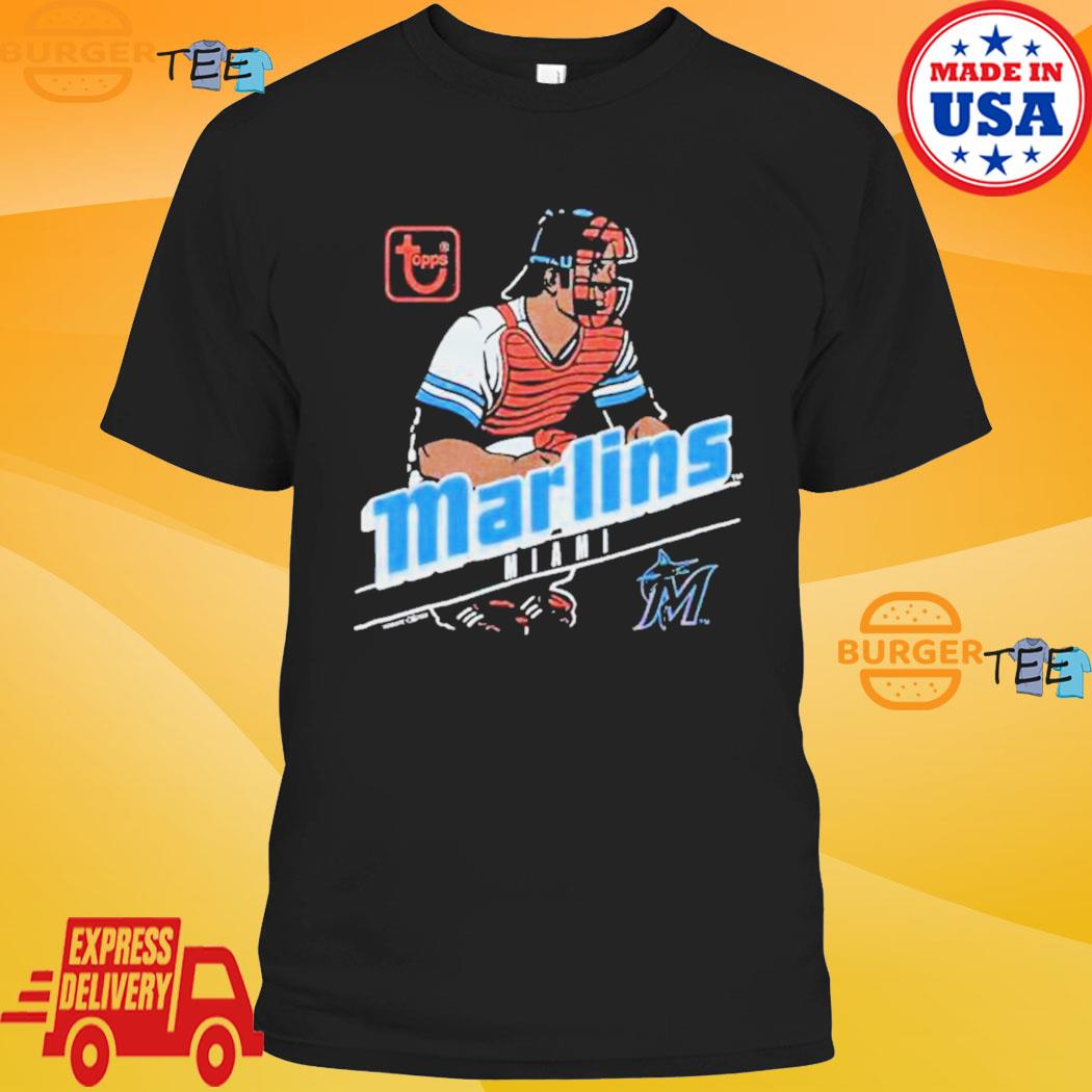 MLB x Topps Miami Marlins shirt - Limotees