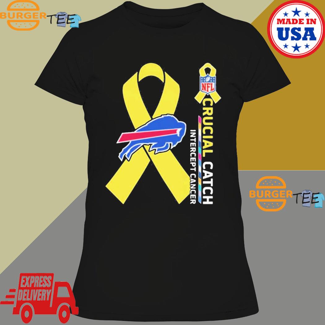 Official crucial Catch Intercept Cancer Buffalo Bills 2023 Shirt, hoodie,  sweater, long sleeve and tank top