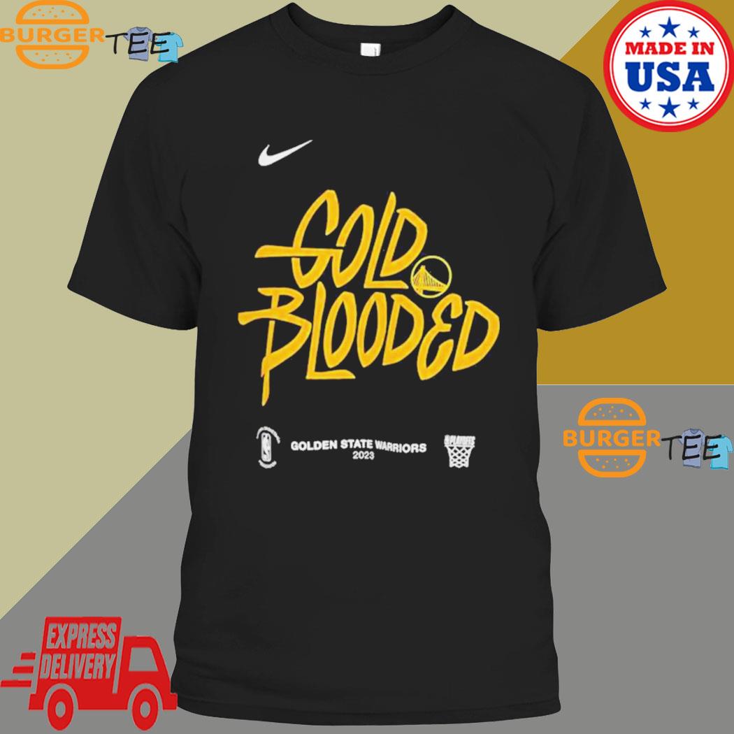 NBA Nike Warriors Gold Blooded 2023 Playoffs Tee Shirt, hoodie