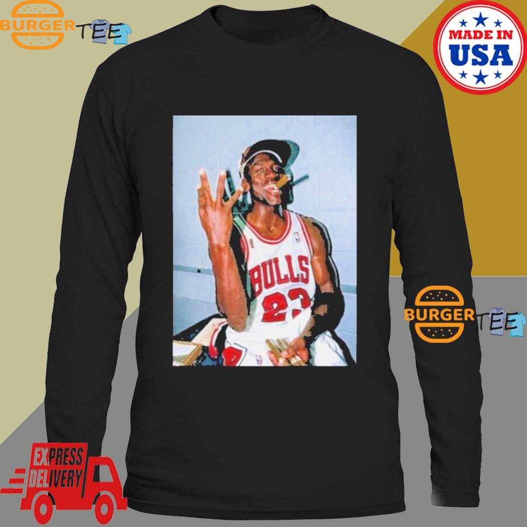 Official michael Jordan Smoking Cigar Shirt, hoodie, sweater, long ...