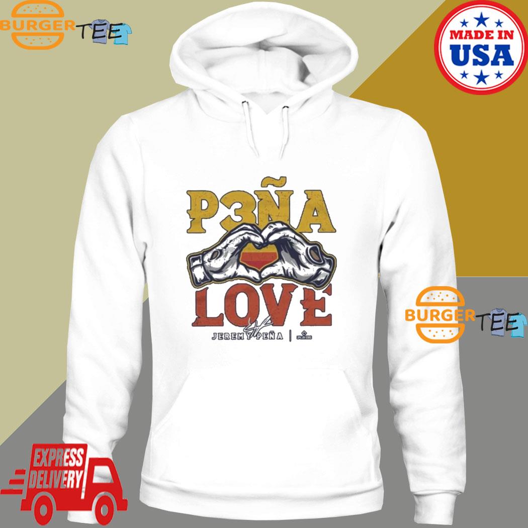 LuminousInkGoods Jeremy Pena Shirt, Jeremy Pena Love Sweatshirt, Pena Love Shirt, Jeremy Peña Houston Baseball World Series 2022 Shirt Unisex, Hoodie