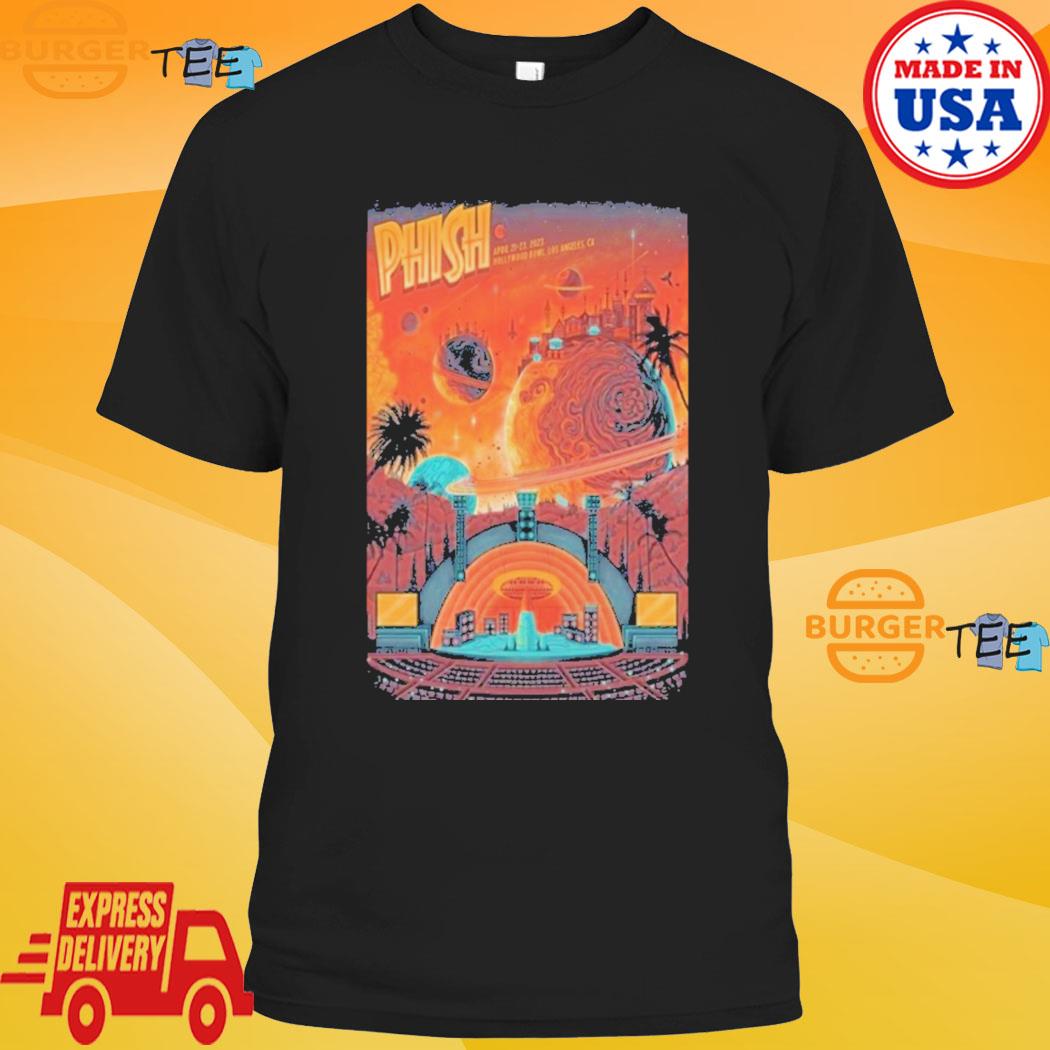 Burgerstee Phish Hollywood Bowl Los Angeles CA April 2123 2023 Shirt