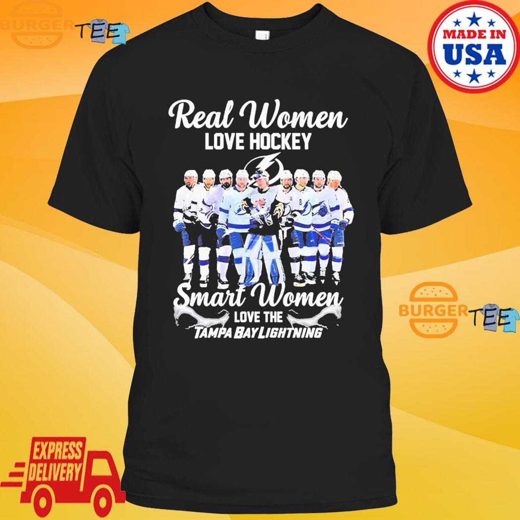Real Women Love Hockey Smart Women Love The Tampa Bay Lightning 2023 Stanley  Cup Playoff Shirt - Shibtee Clothing