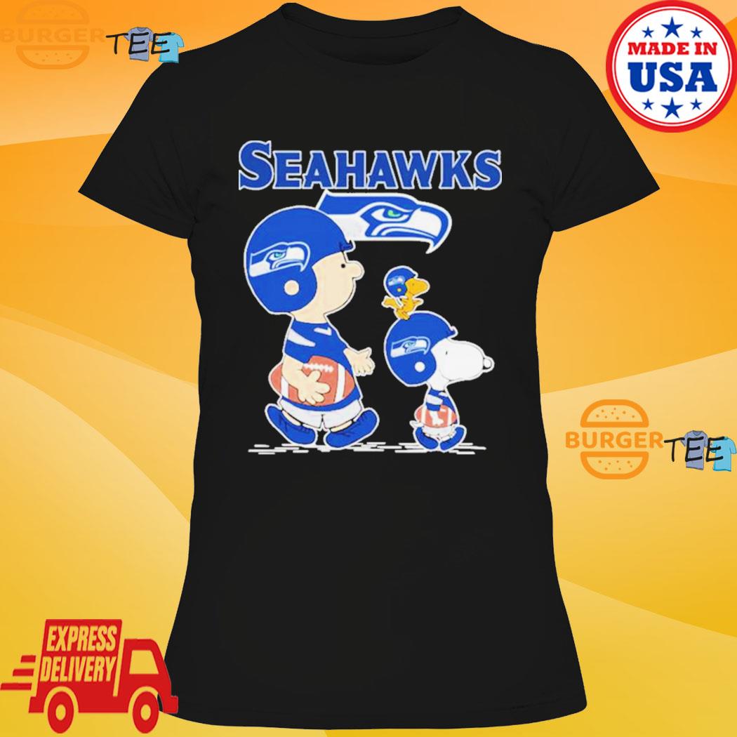 Seattle Seahawks Snoopy Plays The Football Game Shirt