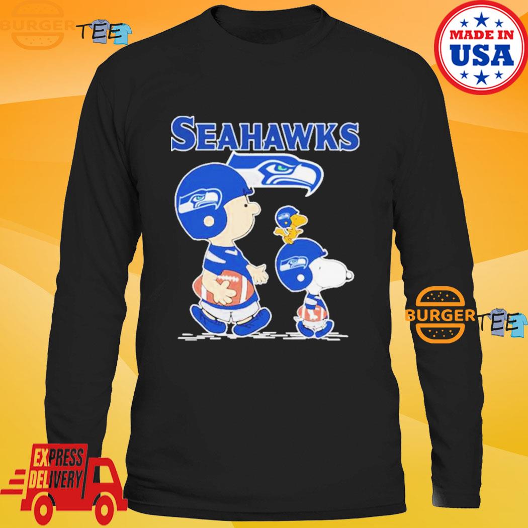 Seattle Seahawks Snoopy Plays The Football Game Shirt