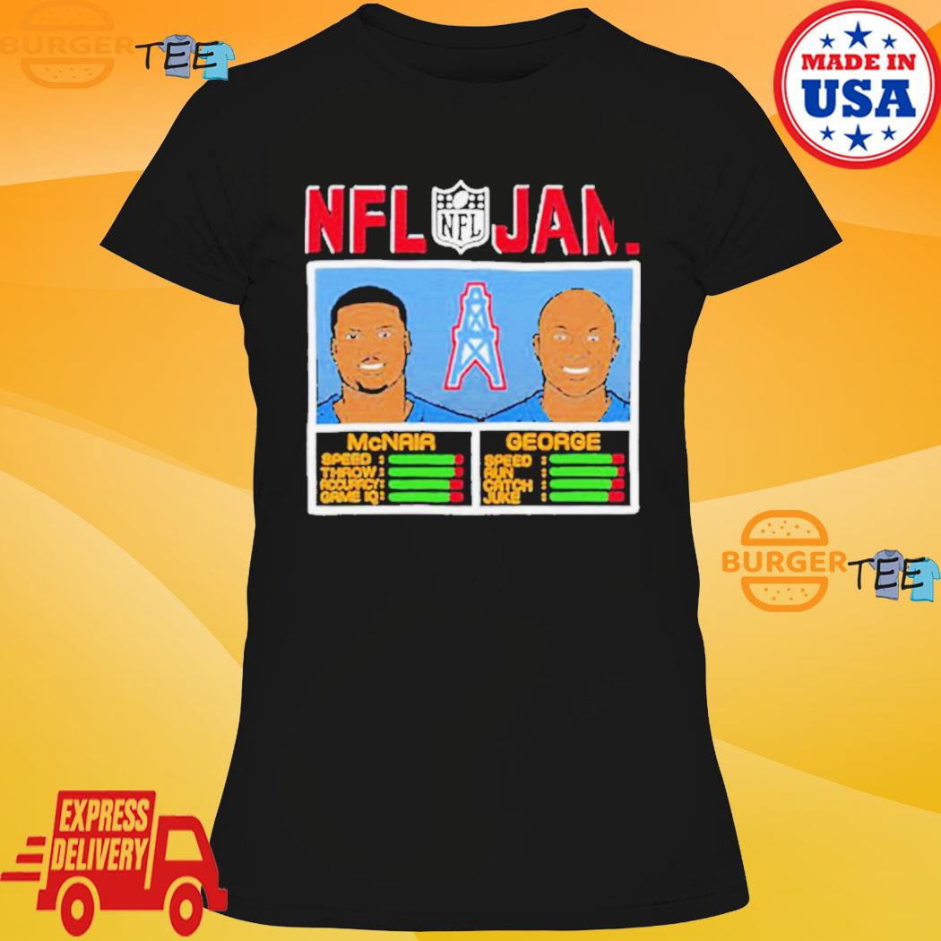 Tennessee Titans steve mcnair oilers shirt - Limotees