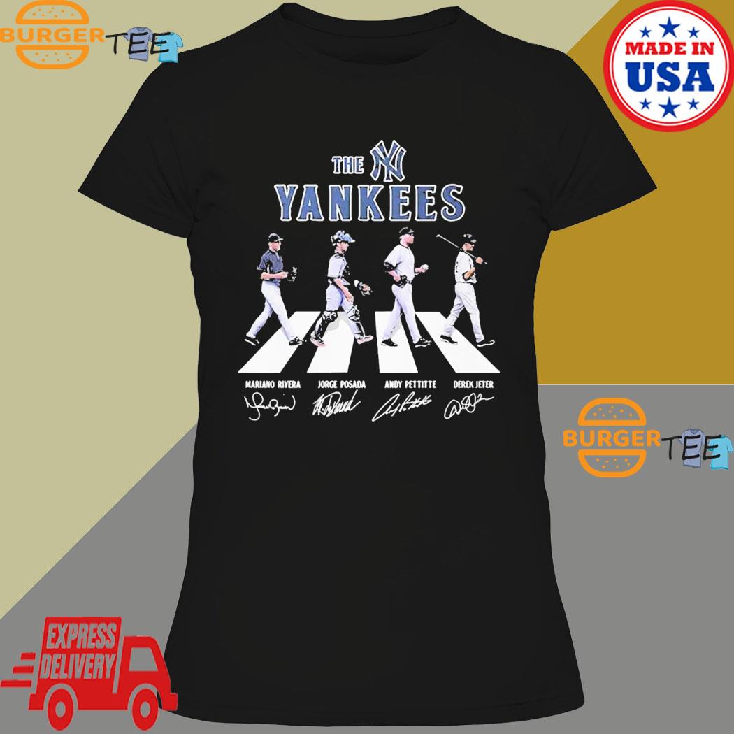 The yankees baseball team abbey road signatures shirt, hoodie, sweater,  long sleeve and tank top