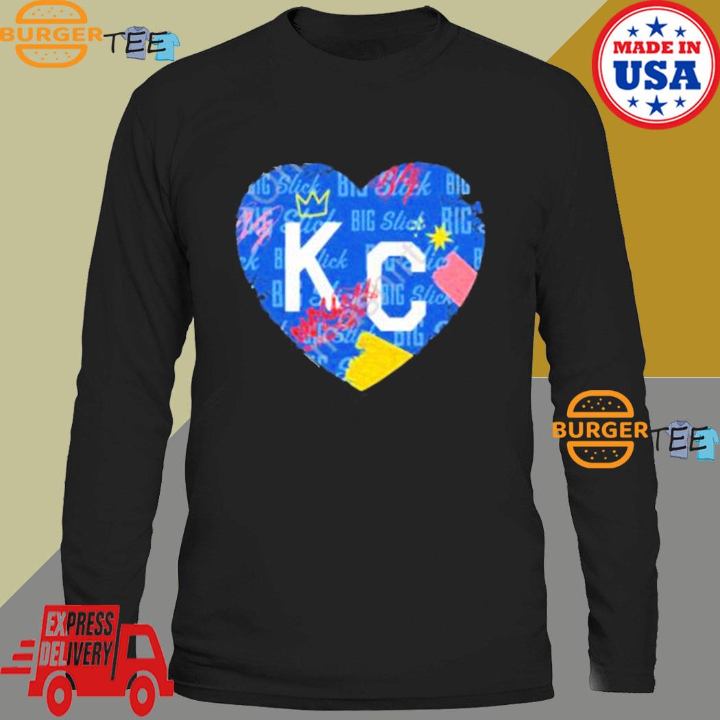 2023 big slick kc heart shirt, hoodie, sweater, long sleeve and tank top