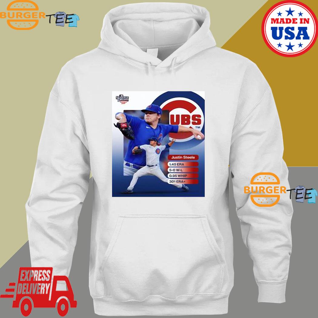 2023 Mlb Season Of Dreams Justin Steele Chicago Cubs Vintage shirt, hoodie,  tank top, sweater and long sleeve t-shirt - hoodie, t-shirt, tank top,  sweater and long sleeve t-shirt