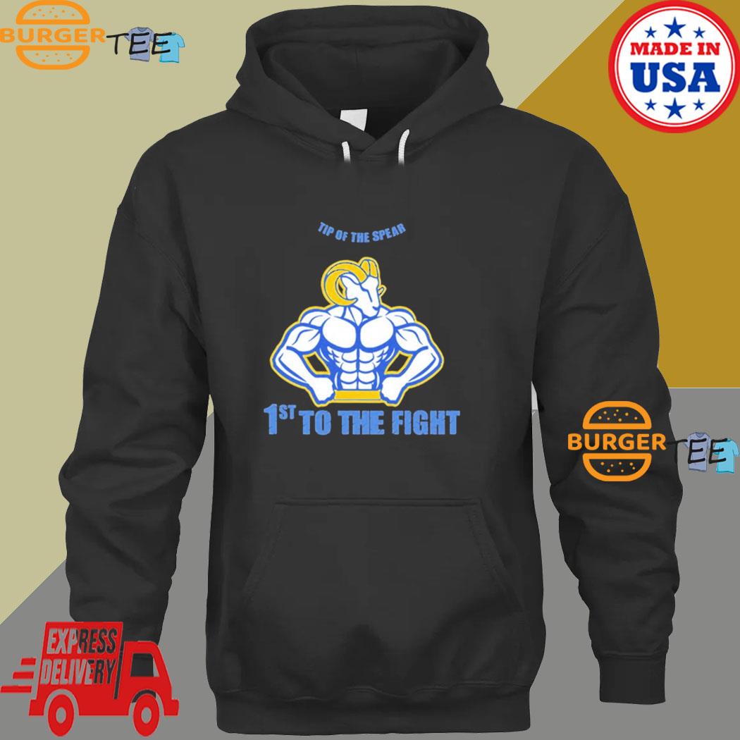 Aaron Donald Rams Tip Of The Spear 1St To The Fight Shirt, hoodie, sweater,  long sleeve and tank top