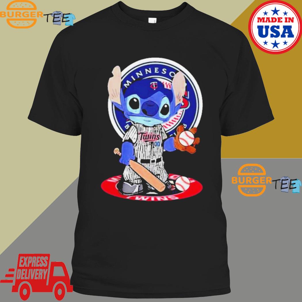 Baby Stitch Minnesota Twins Baseball Logo 2023 Shirt