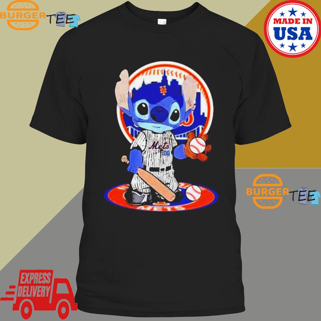 Baby Stitch New York Mets Baseball Logo 2023 Shirt