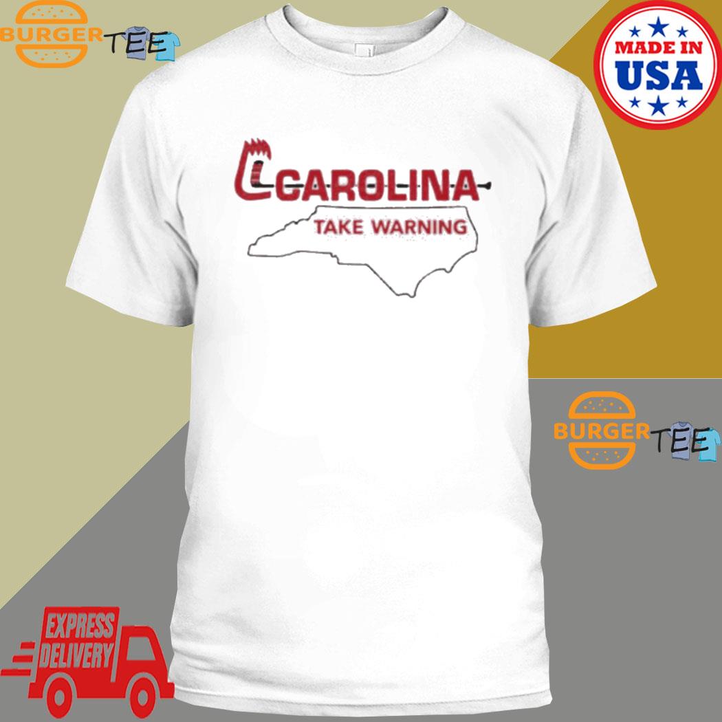 Carolina Hurricanes hockey take warning logo shirt