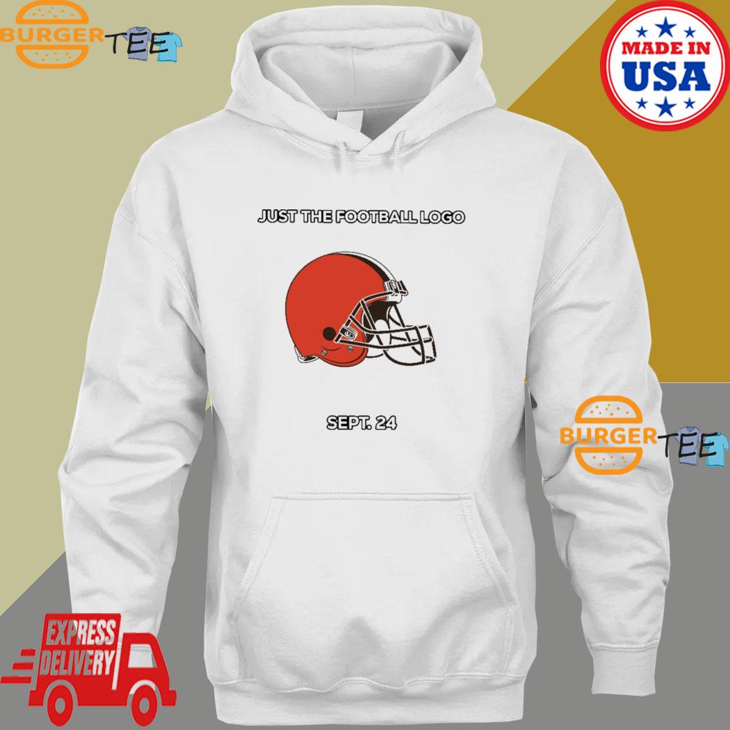 Cleveland Browns Just The Football Logo Shirt, hoodie, sweater, long sleeve  and tank top