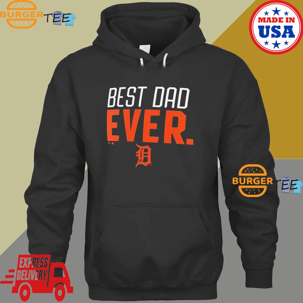 Detroit Tigers Best Dad Ever Logo Father's Day Shirt