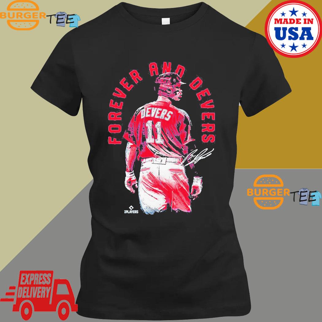 Official Boston red sox 11 rafael devers forever devers signature T-shirt,  hoodie, tank top, sweater and long sleeve t-shirt