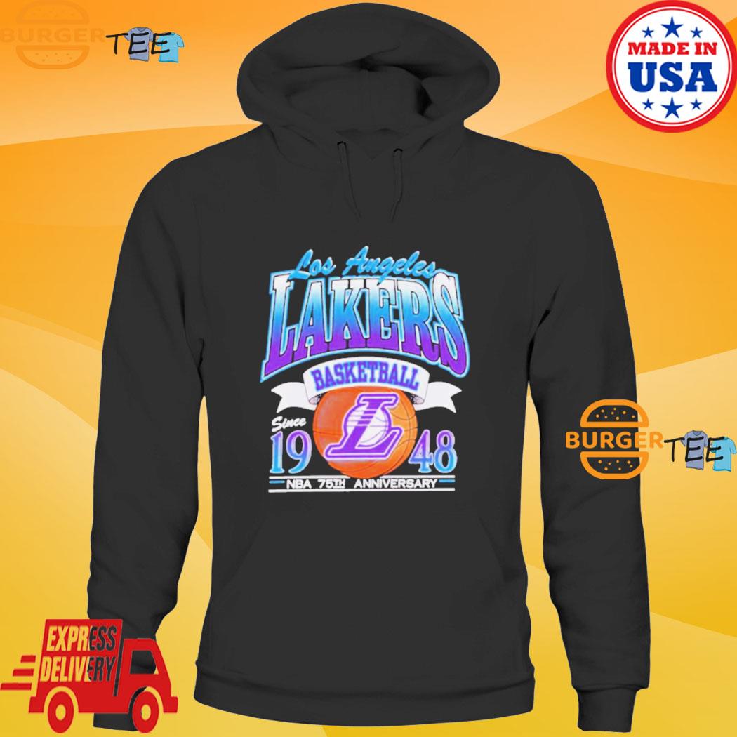Los angeles Lakers basketball since 1948 NBA 75th anniversary T-shirt,  hoodie, sweater, long sleeve and tank top
