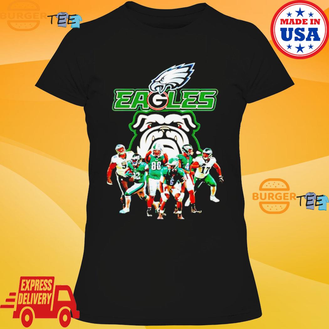 Official philadelphia Eagles And Georgia Bulldogs Eagles shirt