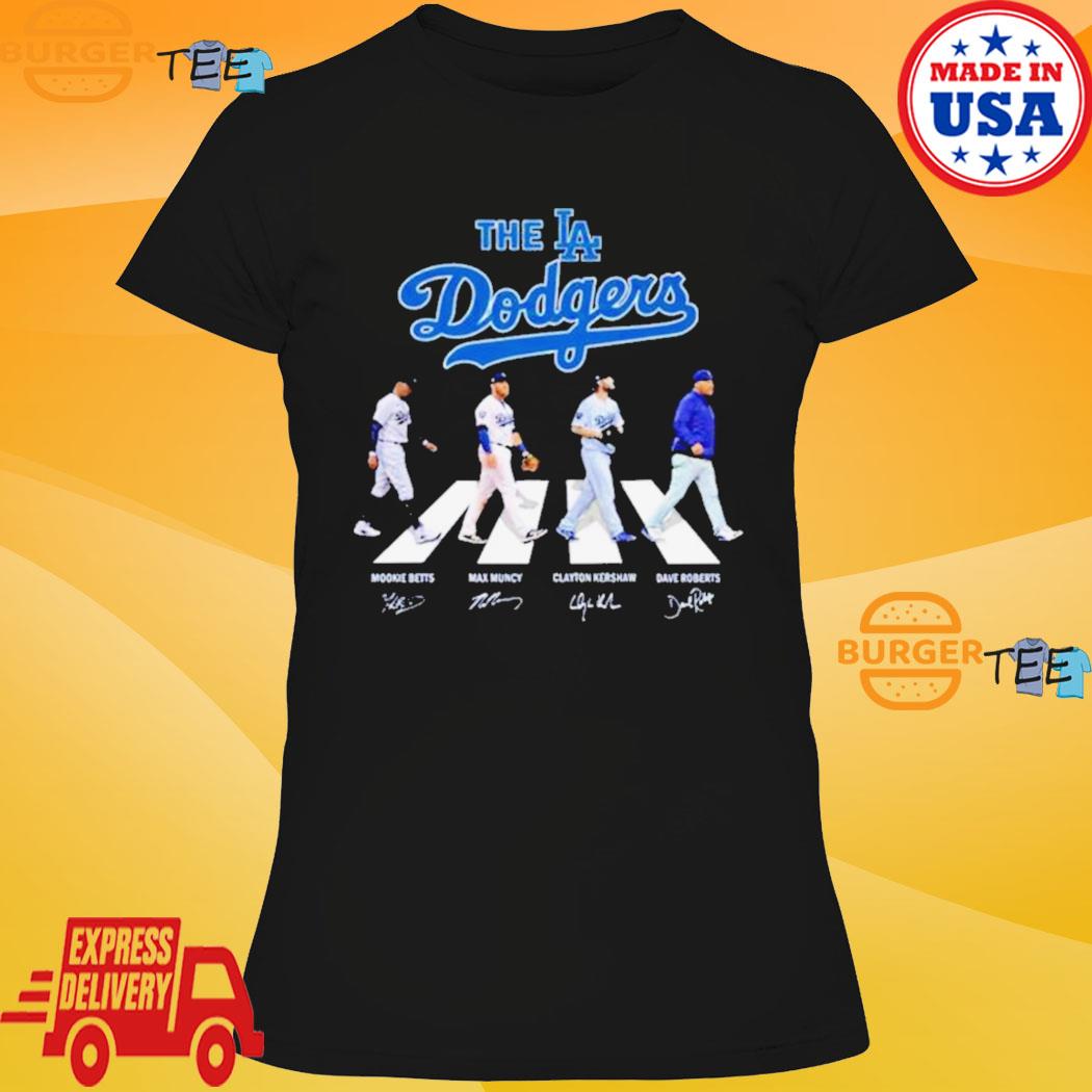 The los angeles Dodgers baseball abbey road signatures T-shirt, hoodie,  sweater, long sleeve and tank top