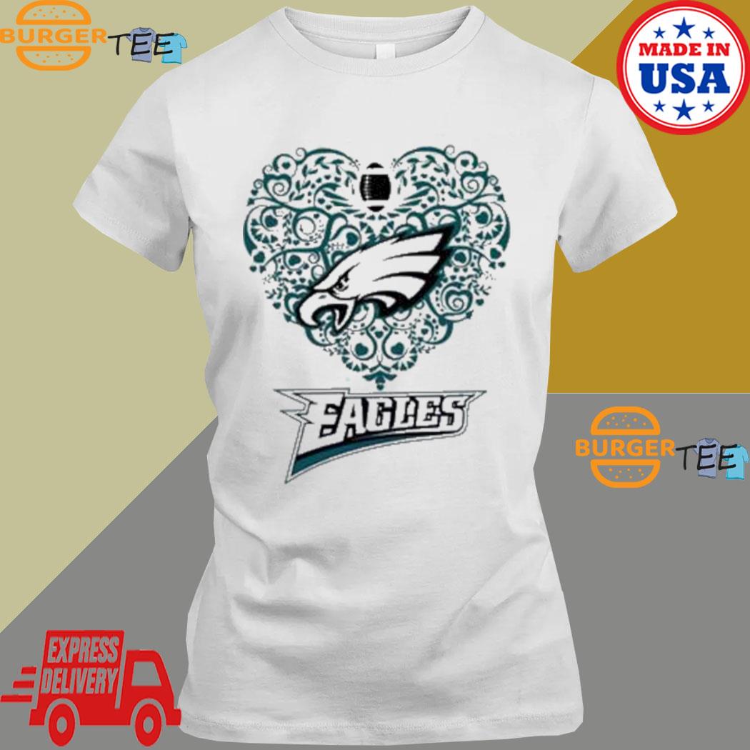 Philadelphia Eagles football heart logo 2023 T-shirt, hoodie