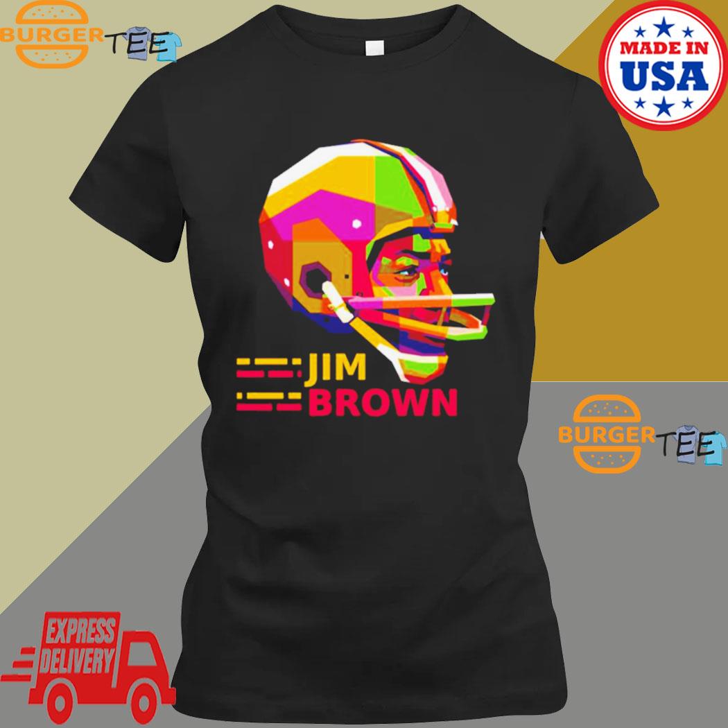 Pop art portrait jim brown shirt, hoodie, sweater, long sleeve and tank top