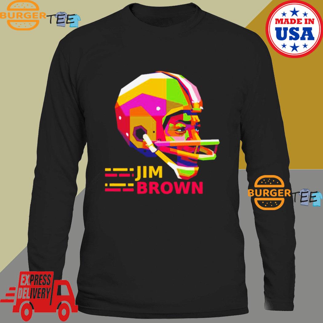 Pop Art Portrait Jim Brown Shirt