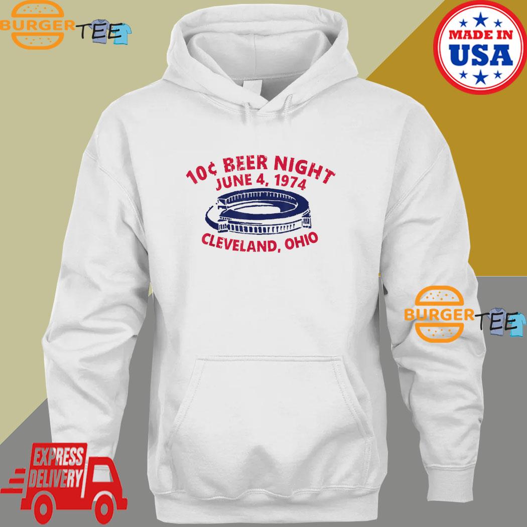 10 cent beer night june 4 1974 shirt, hoodie, sweater and v-neck t
