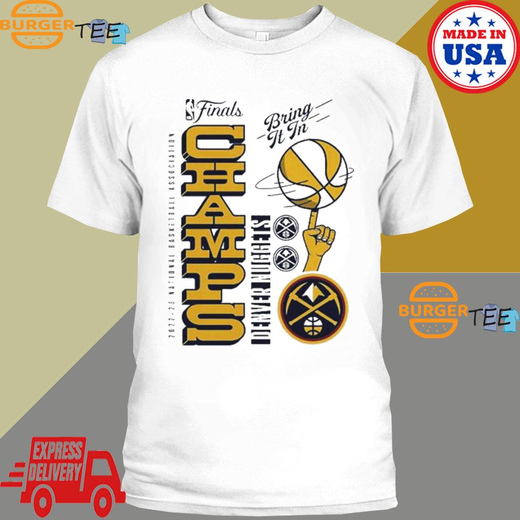 2022-2023 National Basketball Association Champs Denver Nuggets T-Shirt ...