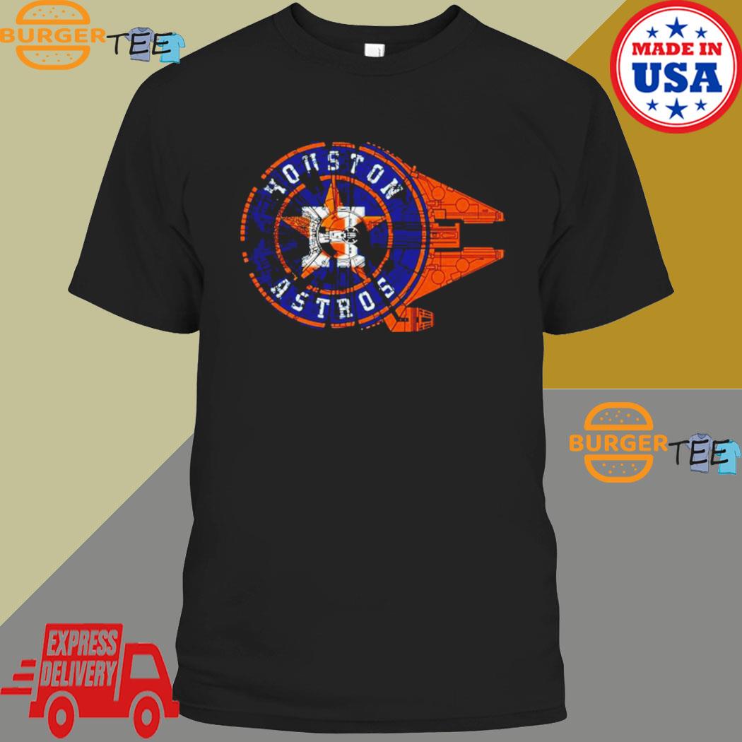 2023 Houston Astros Millennium Falcon Cool Baseball And Star Wars shirt