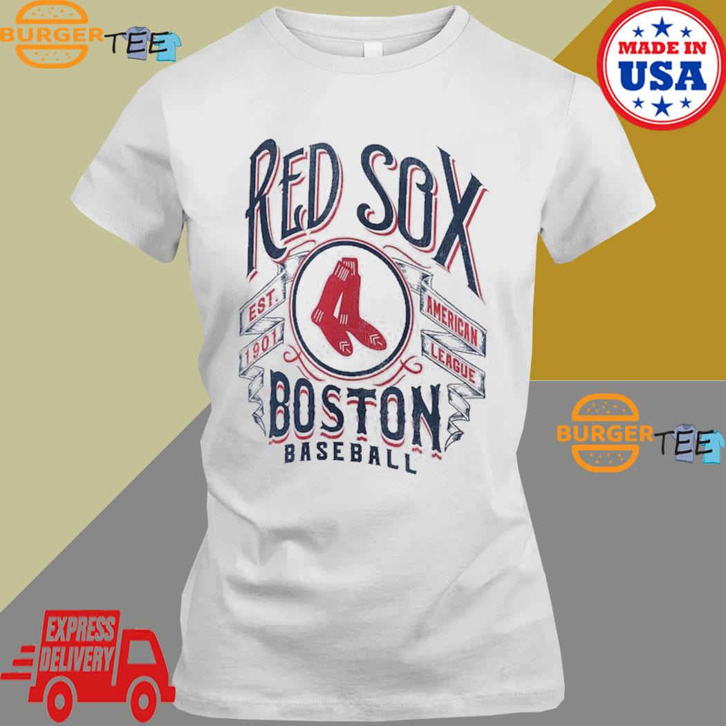 Boston Red Sox Baseball EST 1901 American League Men's White Shirt  Large C