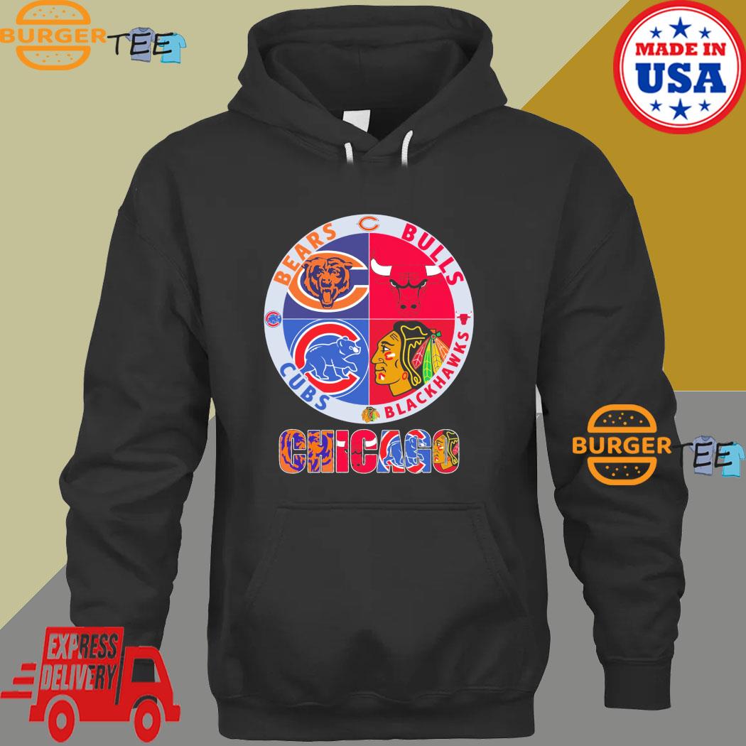 Chicago sports Chicago Blackhawks Chicago Bulls Chicago Bears Chicago Cubs  shirt, hoodie, sweater, long sleeve and tank top