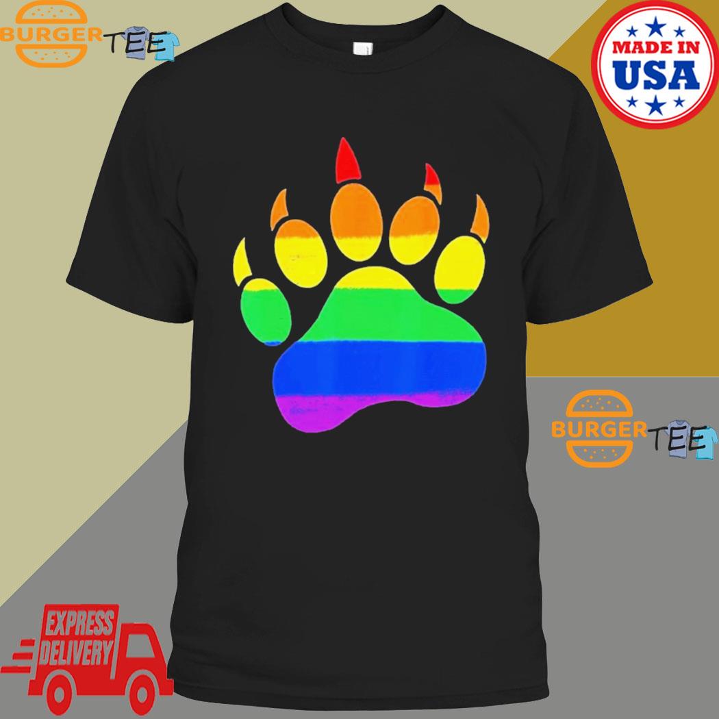 Gay Bear Paw Pride LGBT Pride Polar Cubs T Shirt