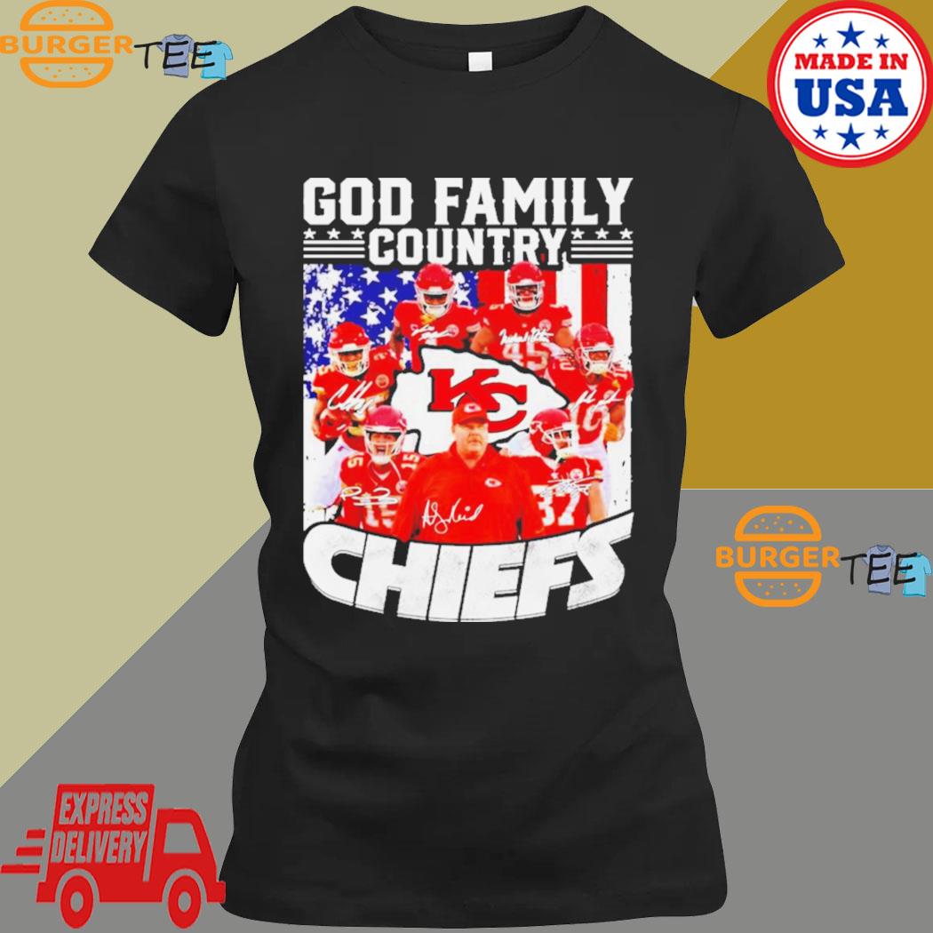 God family country Kansas city Chiefs signatures Shirt, hoodie