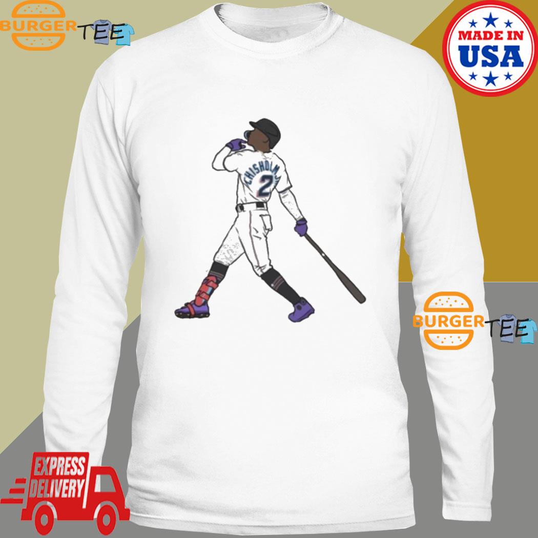 Jazz Chisholm Jr Miami Marlins Swing Icon Moment Shirt in 2023