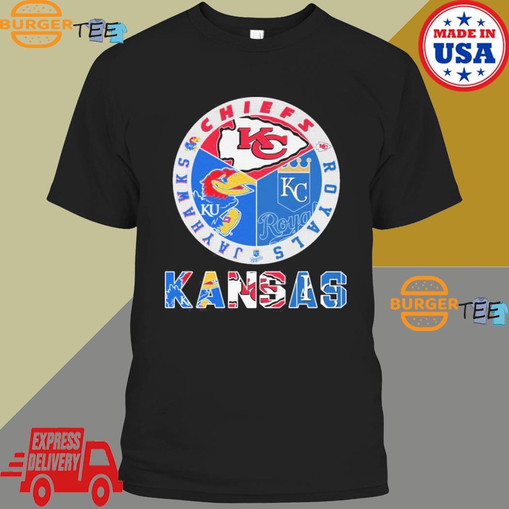 Kansas jayhawks Chiefs royals logo T-shirts, hoodie, sweater, long