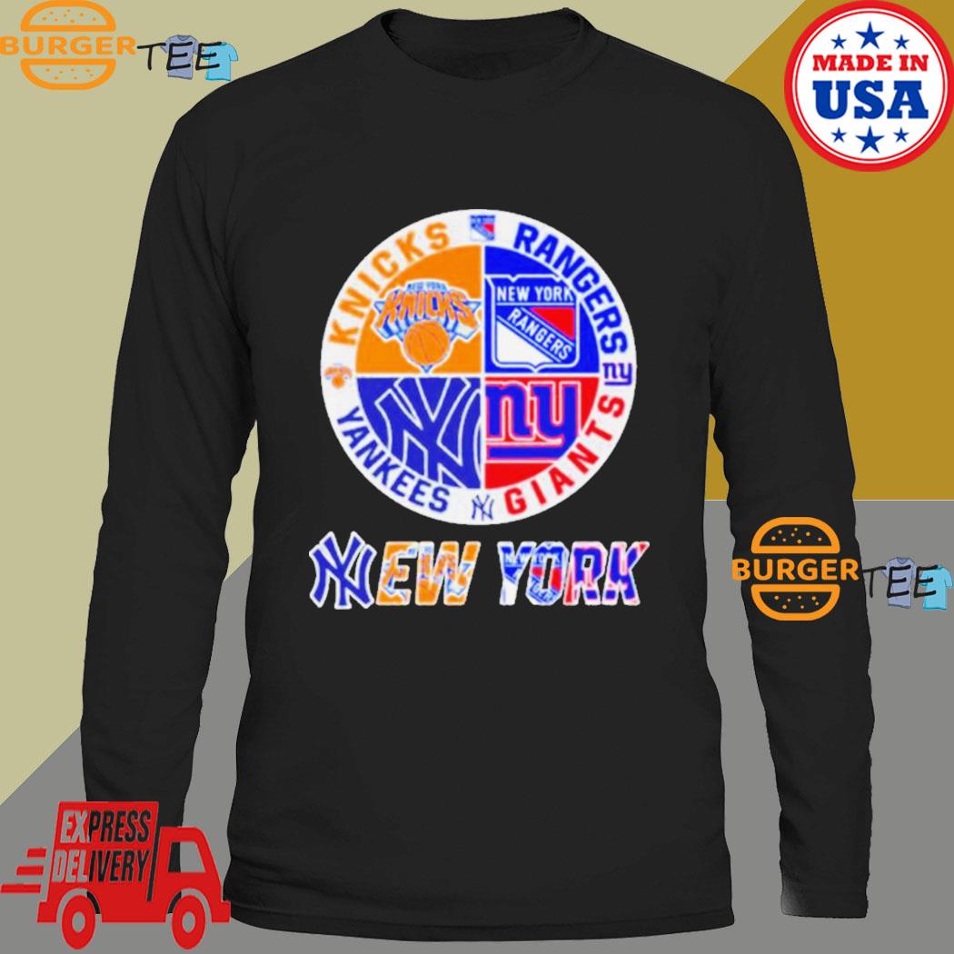 New York Giants Rangers Knicks sport teams logo shirt, hoodie