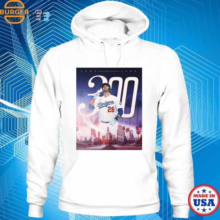 Official LA Dodgers j d martinez 300 career home runs T-shirt, hoodie, tank  top, sweater and long sleeve t-shirt